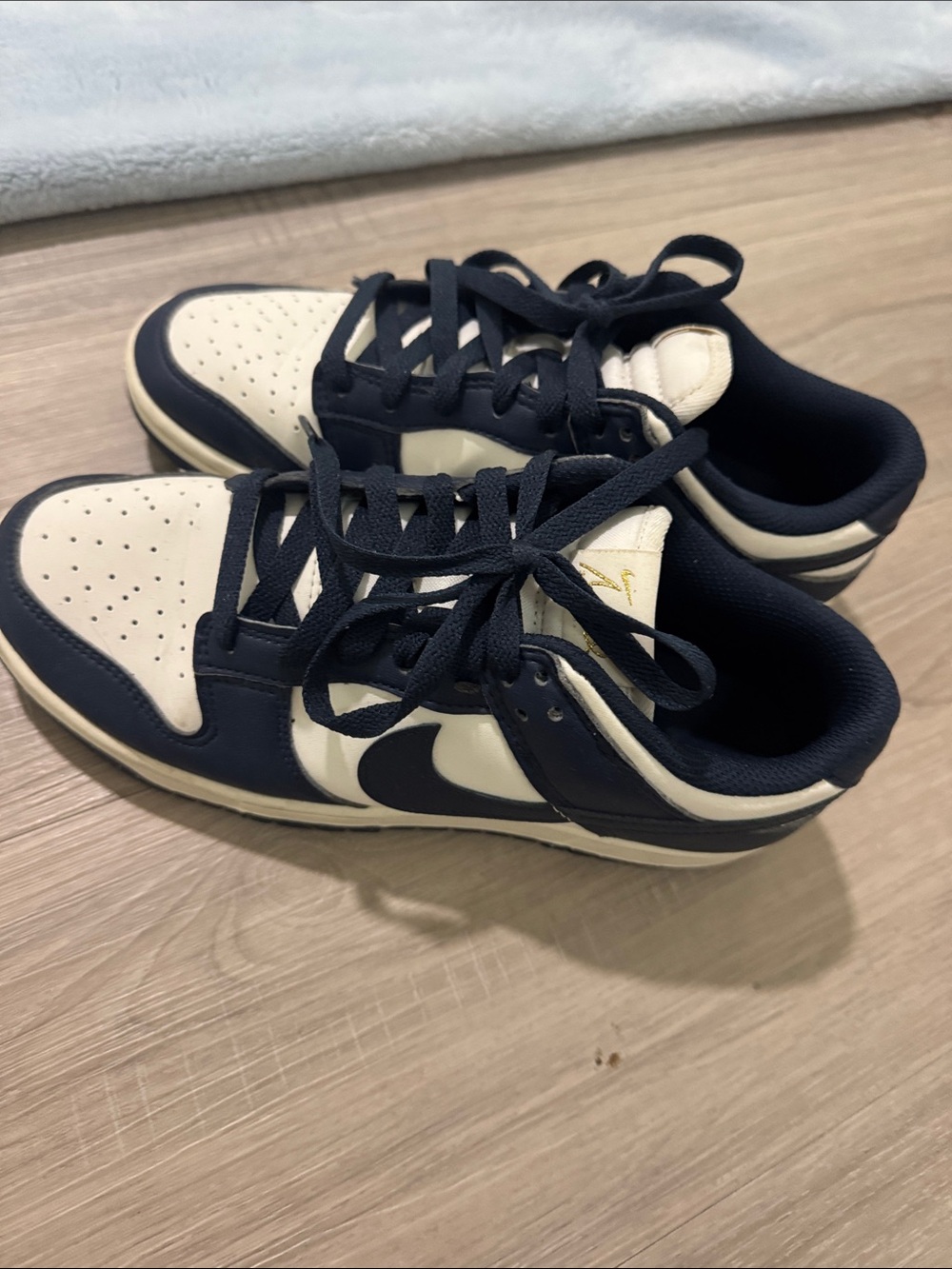 Navy Nike dunks